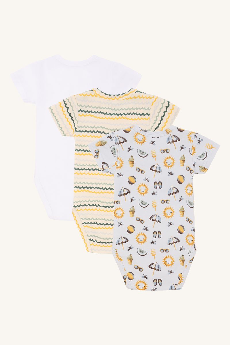Hust and Claire Bati 3Pk Body Blåtoner