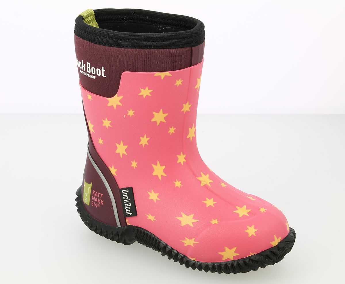 Dock Boot Støvel Kattnakken Superrosa