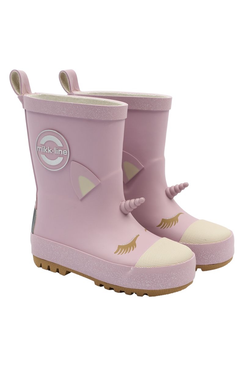 Mikk-Line 3D Gummistøvler Unicorn Mauve Shadows