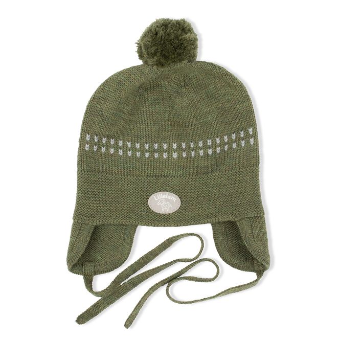 Hovedbilde Lillelam Ull Lue classic Oliven
