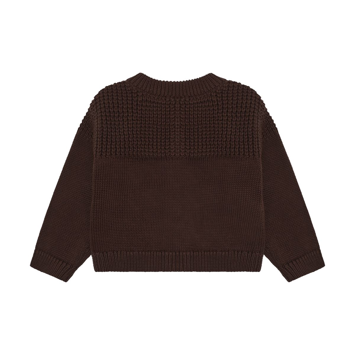 En Fant Strikket Cardigan Chestnut