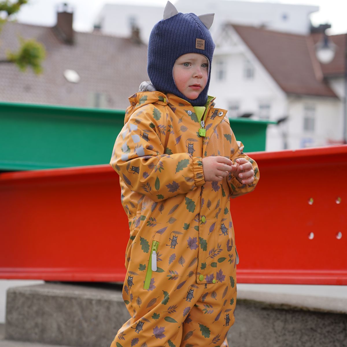 Kattnakken Vinterregndress Slaps Tolvmeterskogen Honning