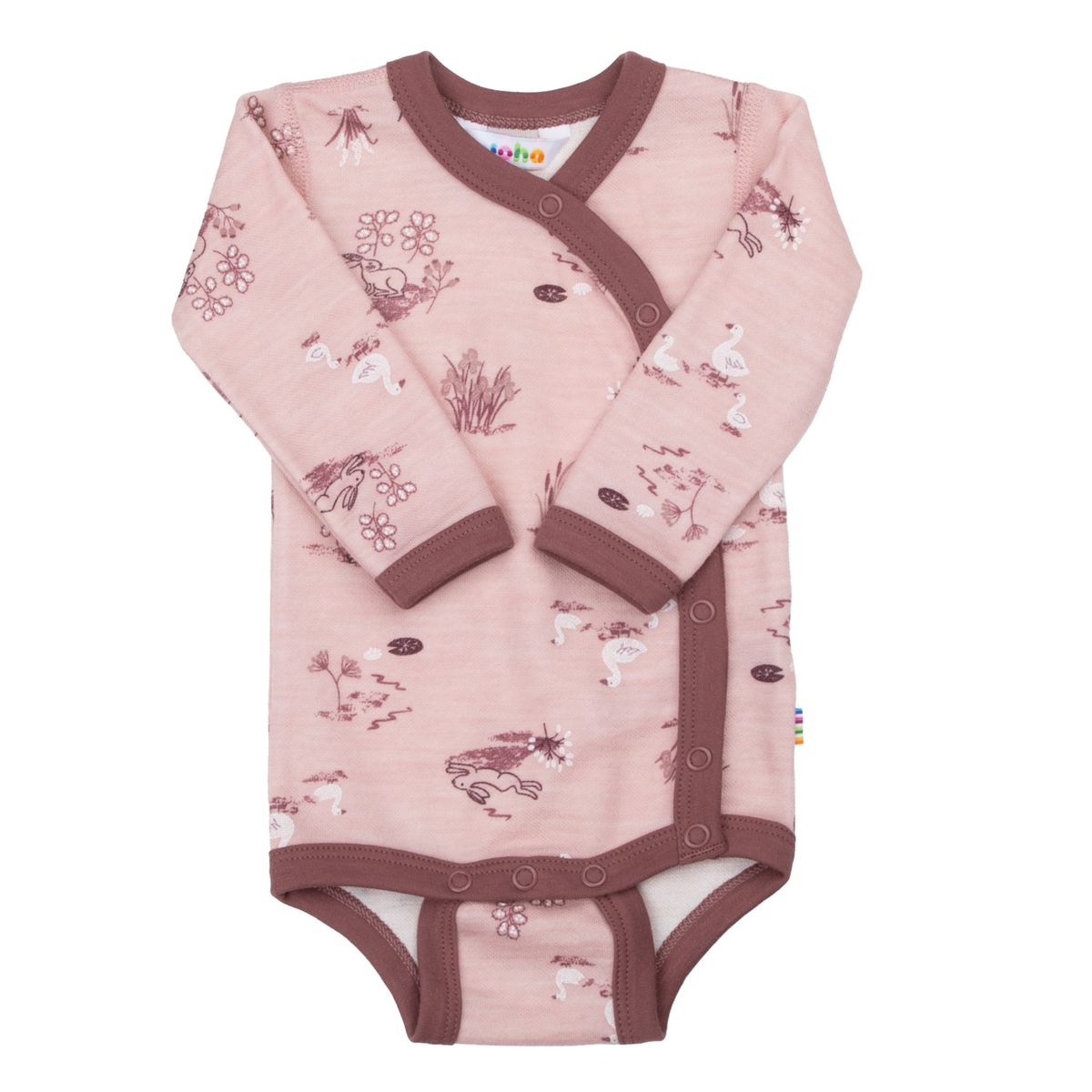 Joha Ull Bambus Omslagsbody Gås Rosa