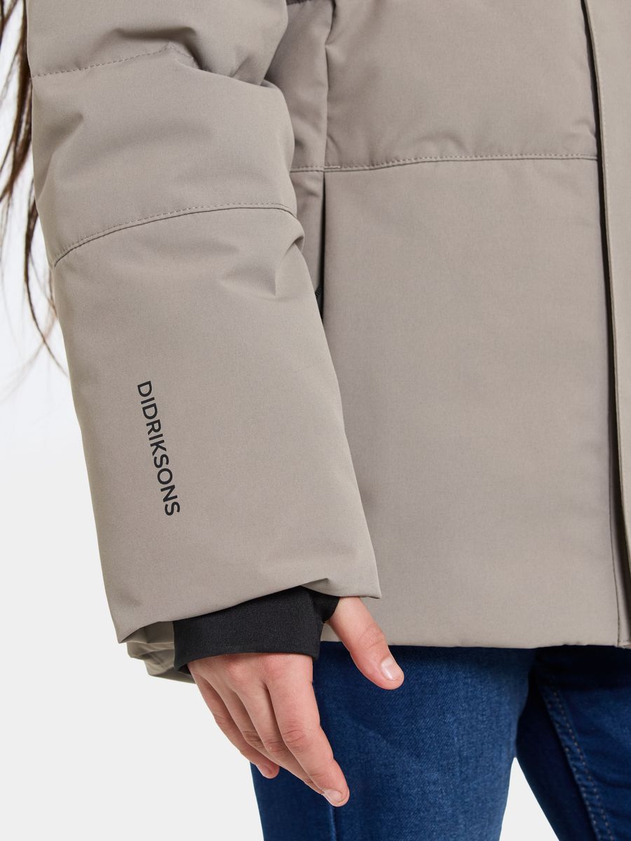 Didriksons Silikat Vinterjakke Ash Brown