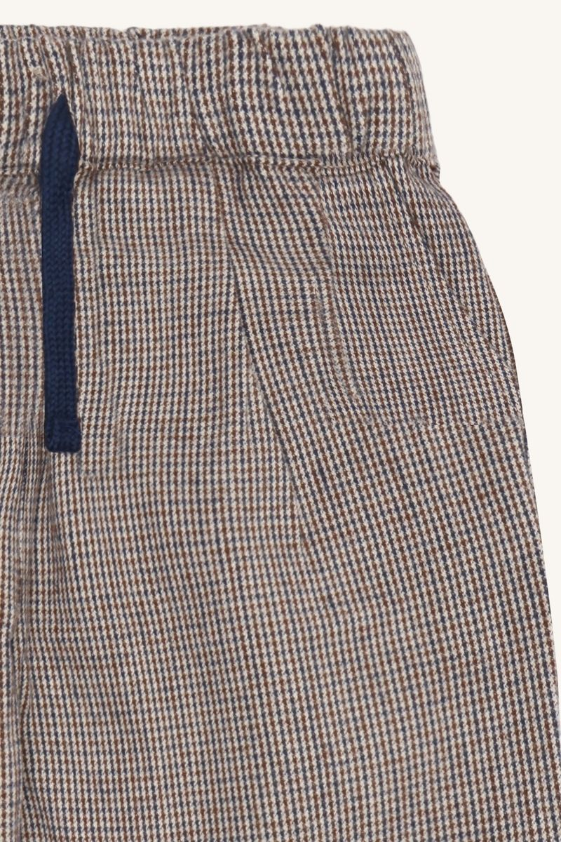 Hust and Claire Jean Harry Check Bukse French Oak