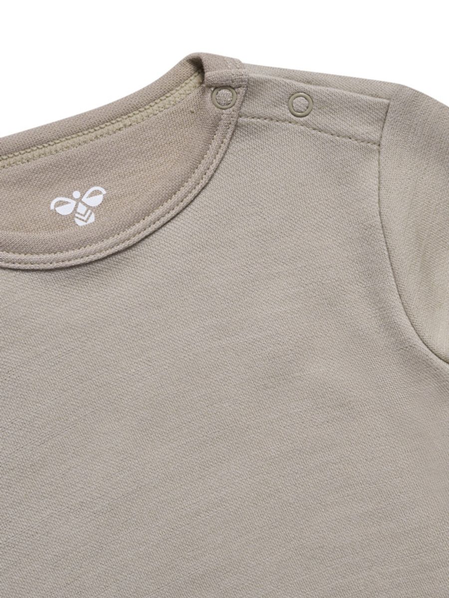 Hummel Mini Langermet Ullbody Vintage Khaki