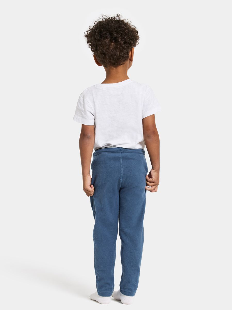 Didriksons Monte Kids Fleece Bukse Galaxy Blue