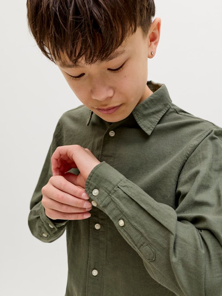 Jack & Jones Junior Ebreeze Skjorte Regular Fit Dusty Olive
