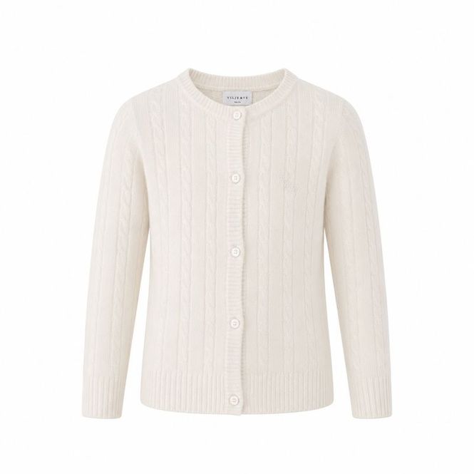 Hovedbilde Vilje & Ve Elise Strikket Ull Cardigan Cream