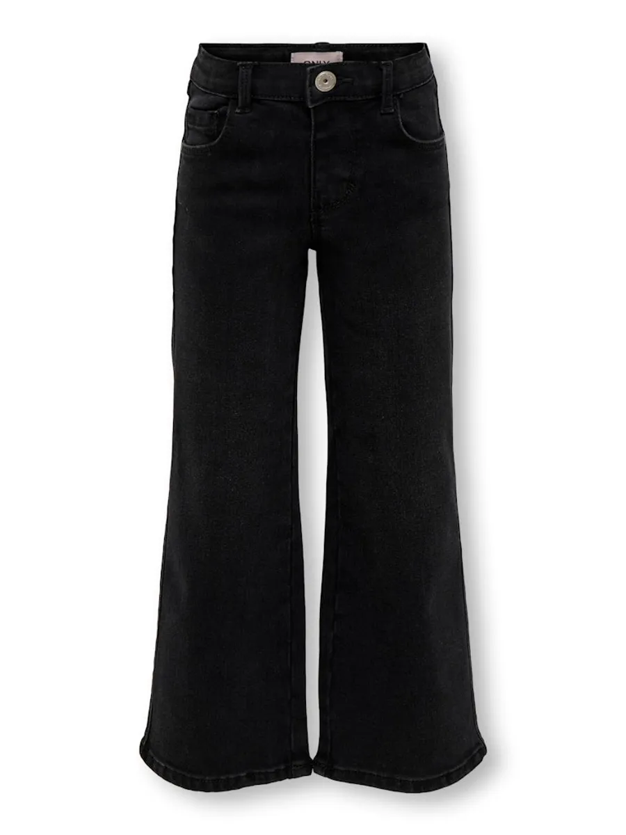 Only Kids Blair Bukse Wide Leg Fit Washed Black