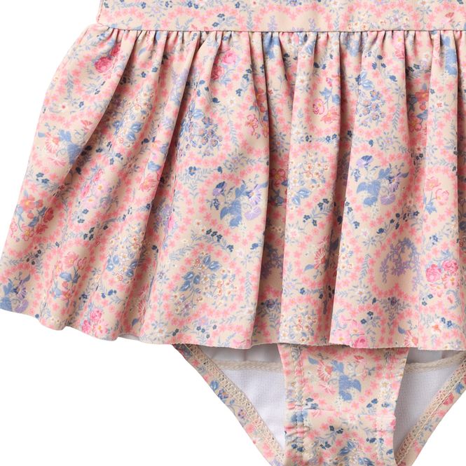 Hovedbilde Wheat Badedrakt Erna  Pink Heart Flowers