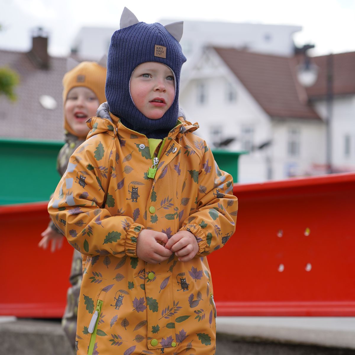 Kattnakken Vinterregndress Slaps Tolvmeterskogen Honning
