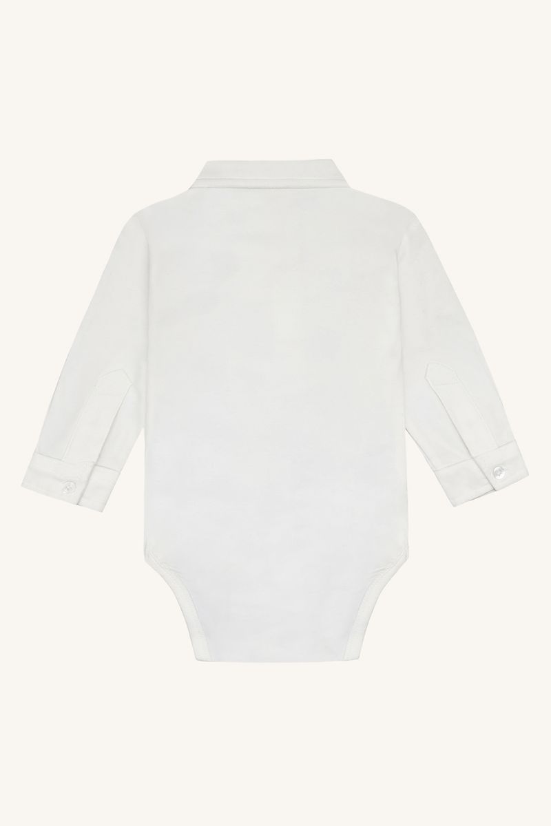 Hust and Claire Basil Solid Skjortebody White