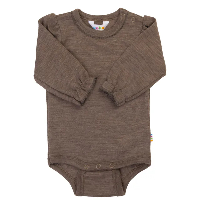 Hovedbilde Joha Ull/Silke Body w/long sleeves  Brun