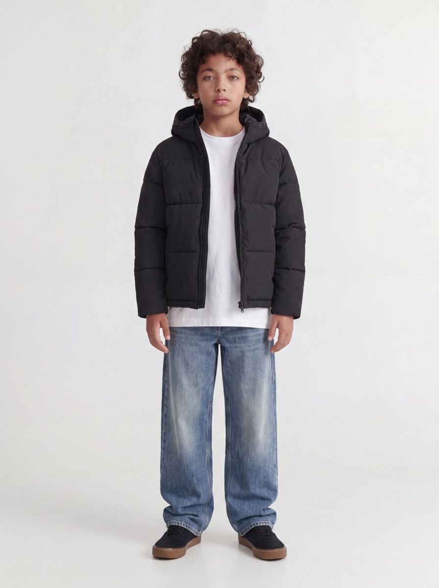 Jack & Jones Junior Galaxy Vinterjakke Black