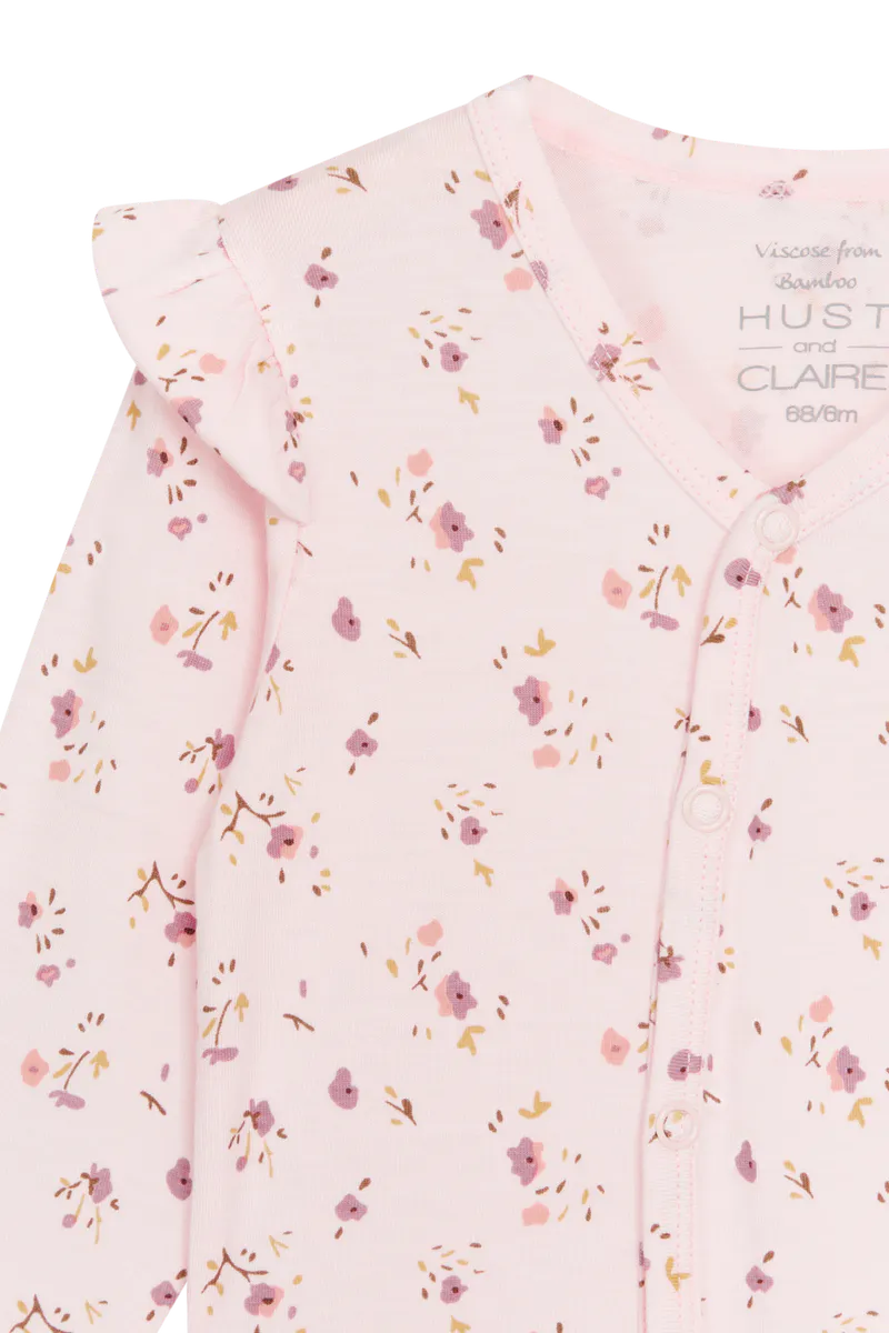 Hust And Claire Bambus Mulle Pysj Rose Morn
