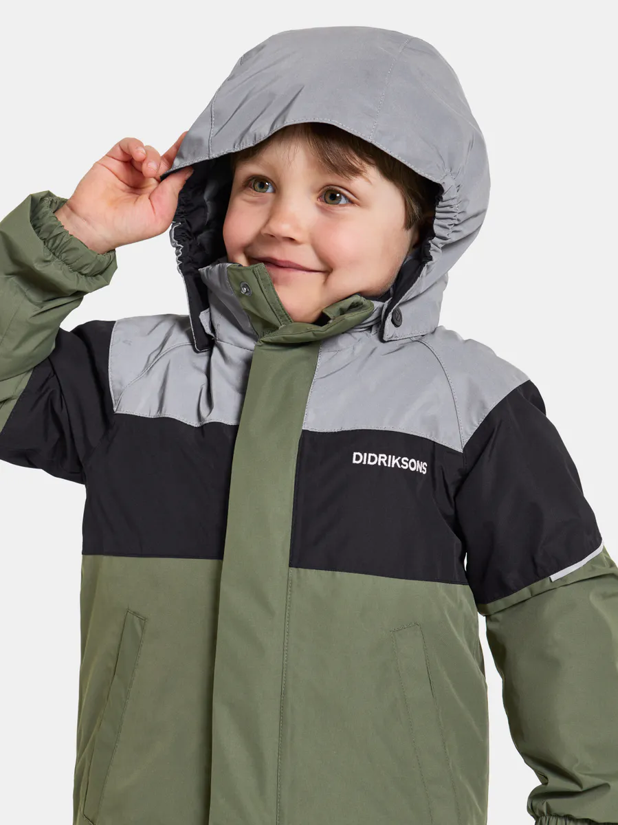Didriksons Vinterjakke Lux Kids Deep Green