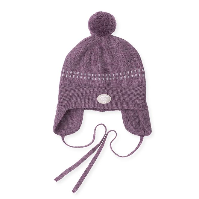 Hovedbilde Lillelam Ull Lue classic Plomme