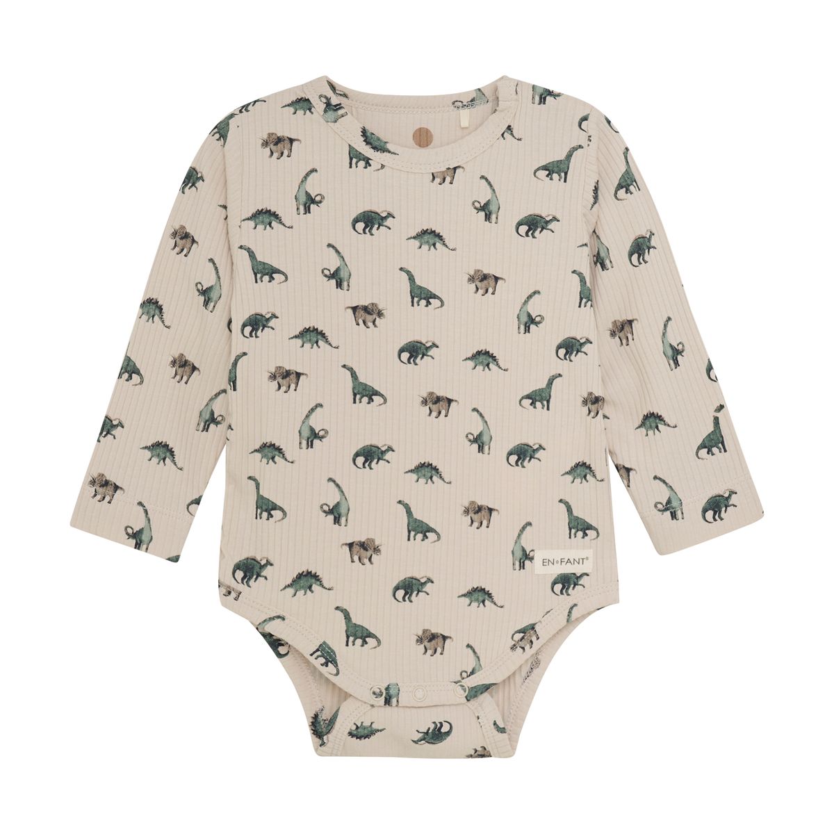 En Fant Body Rib Med Mønster French Oak