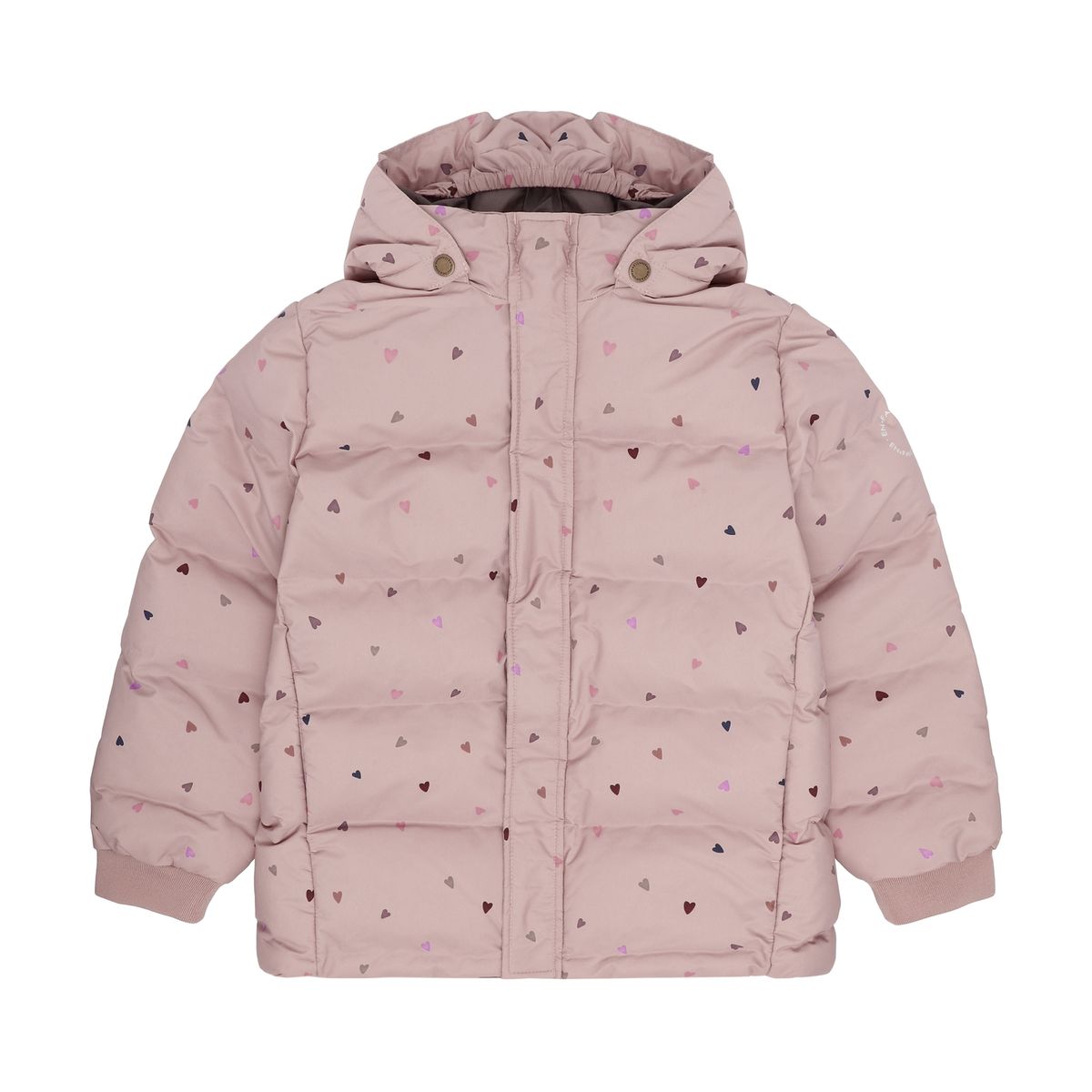 En Fant Quiltet Jakke med Print Adobe Rose