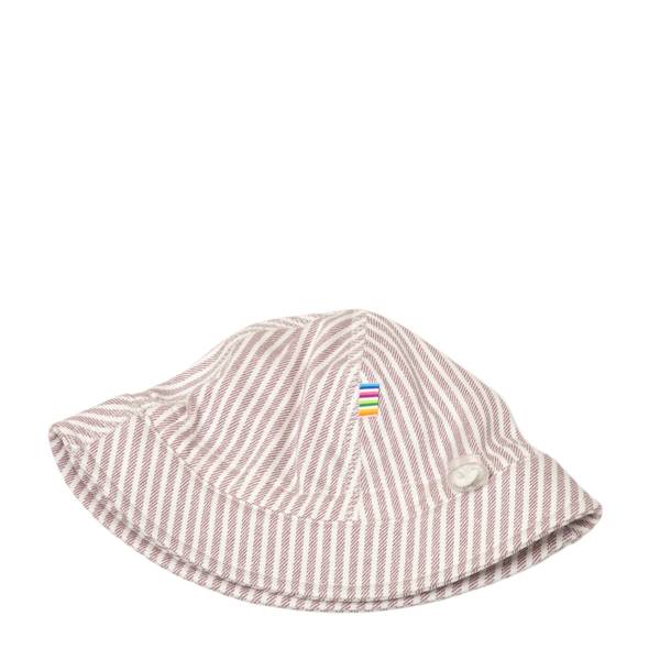 Joha Milk Boy Stripe Hat, Single Layer Bomull Pink