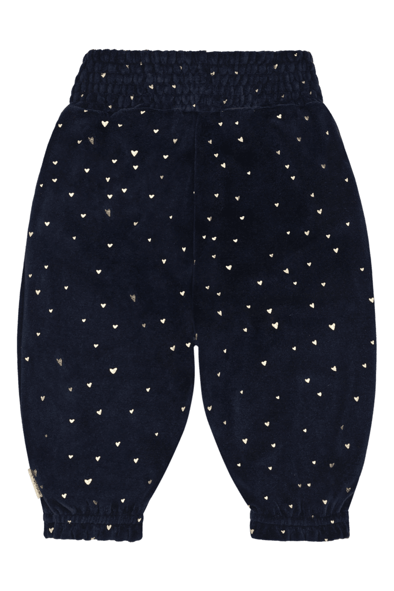 Hust and Claire Trine Velourbukse Navy  Jente