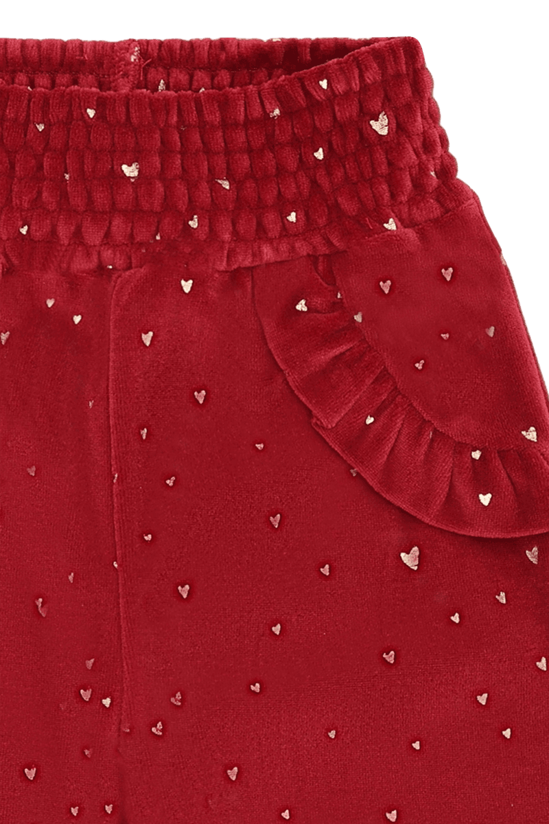 Hust and Claire Trine Velourbukse Teaberry  Jente