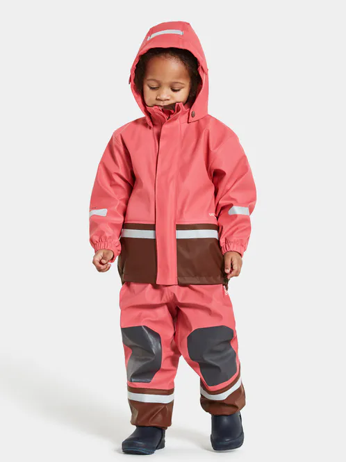 Hovedbilde Didriksons Boardman Kids Regnsett Peach Rose