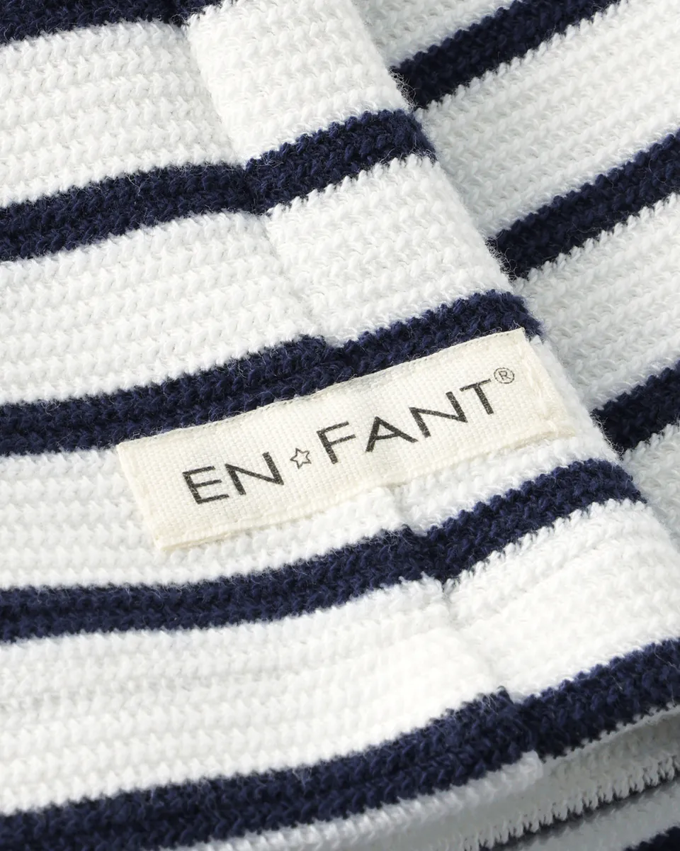 En Fant Shorts Sweat Stripet Medieval Blue