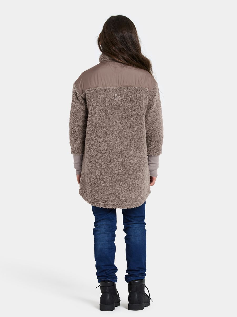 Didriksons Ampere Kids Fz L Ash Brown