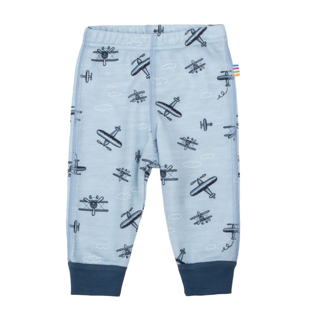 Joha Ull Bambus Leggings Fly Blå