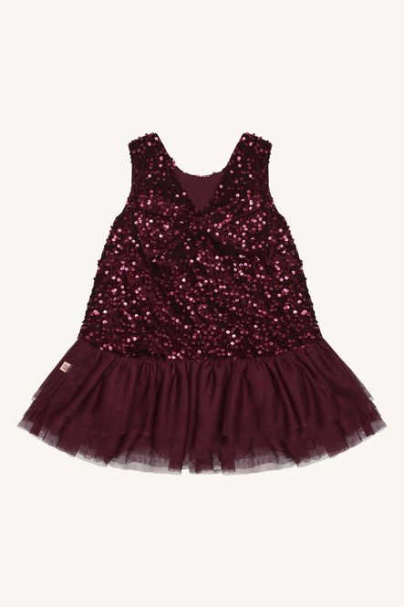 Hovedbilde Hust and Claire Karoline Sequins Kjole Teaberry