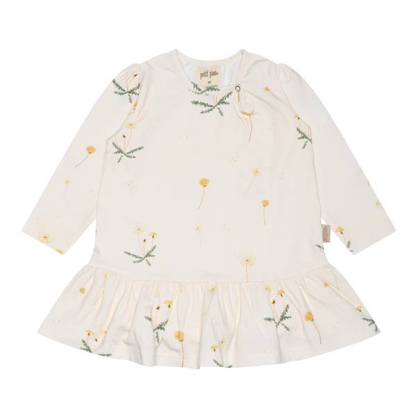 Petit Piao Kjole Gather Printed Dandelion