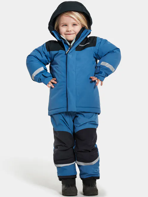 Hovedbilde Didriksons Skare Kids Yttertøy Sett Corn Blue