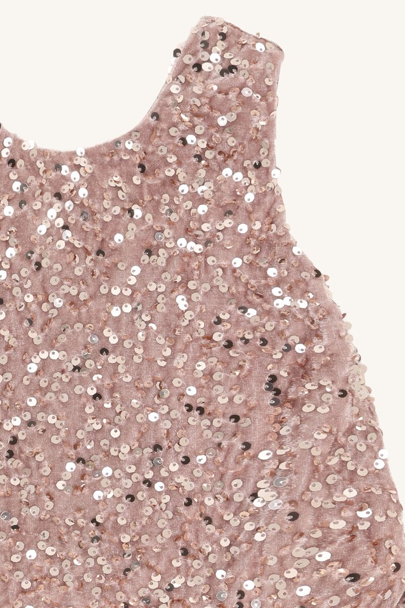 Hust and Claire Karoline Sequins Kjole Mauve