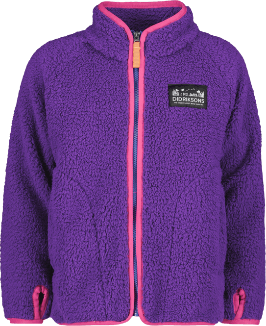 Hovedbilde Didriksons Gibbs Kids Fullzip Disco Purple