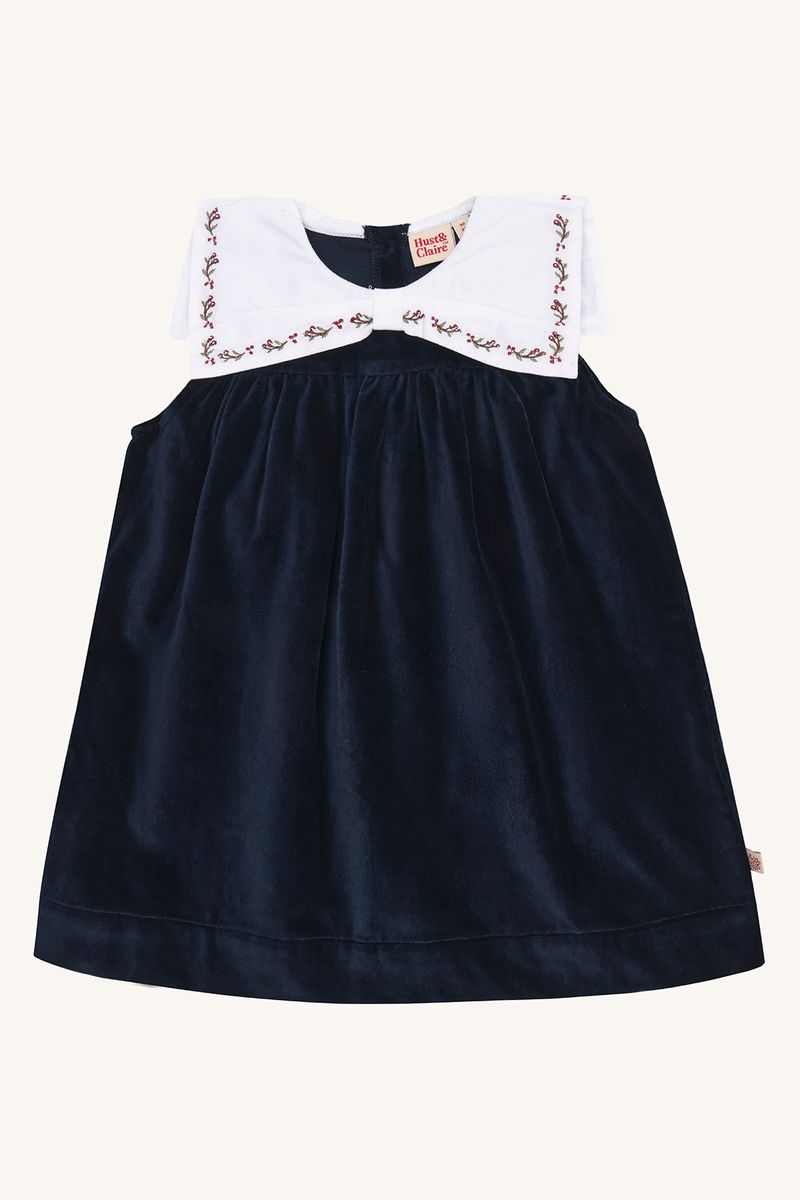 Hust and Claire Katinka Collar Kjole More Navy
