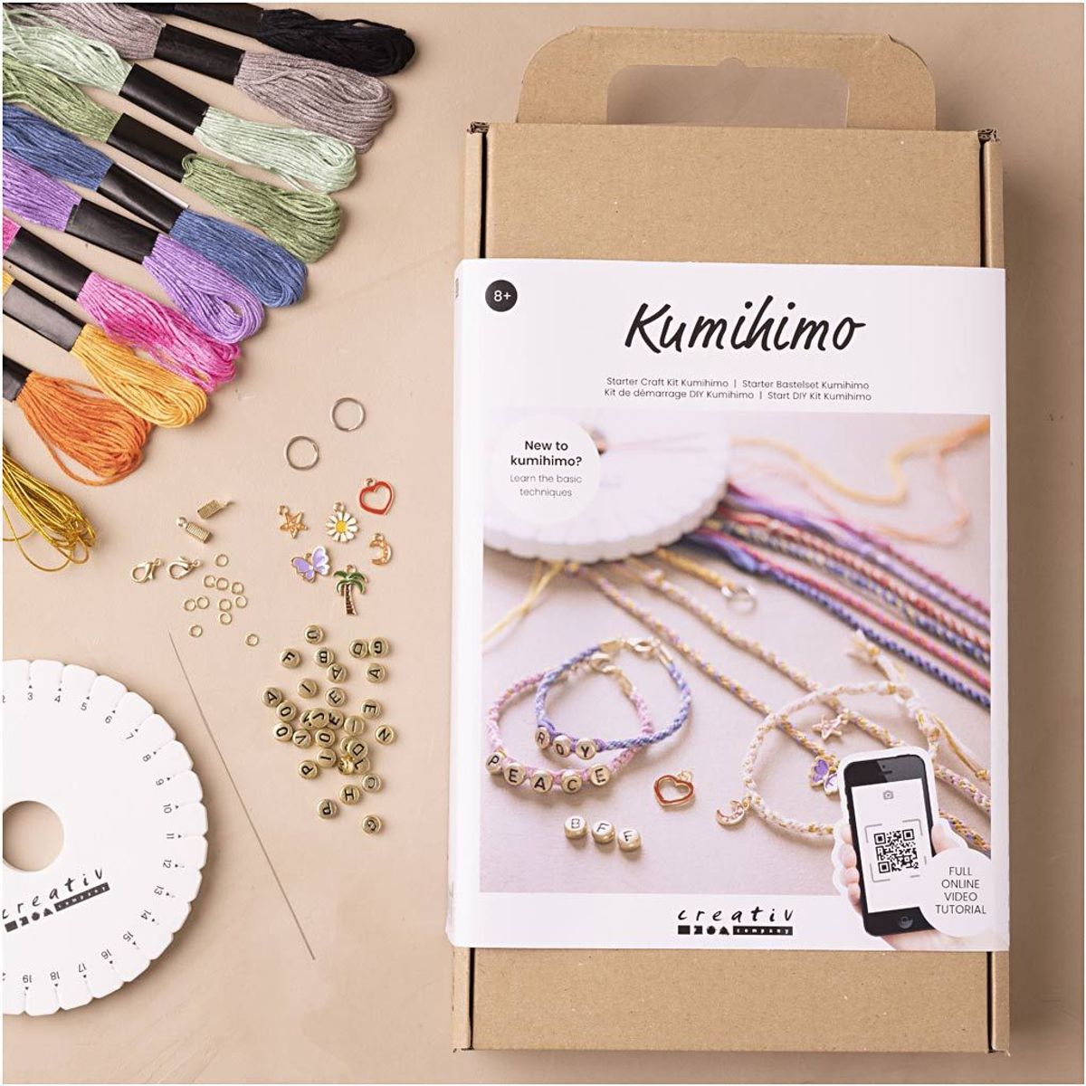 Start DIY Kit Kumihimo, Vennskapsarmbånd
