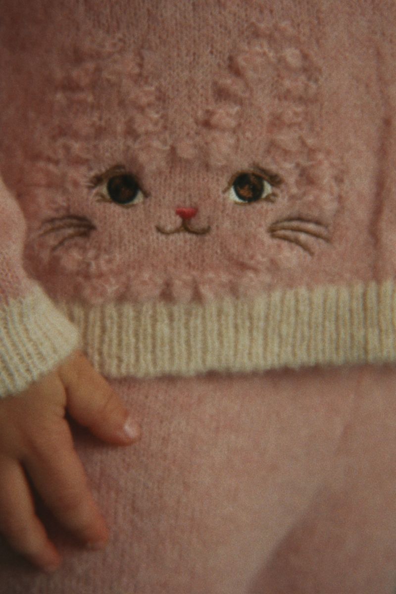 Konges Sløjd Kitty Cardigan Sølvrosa