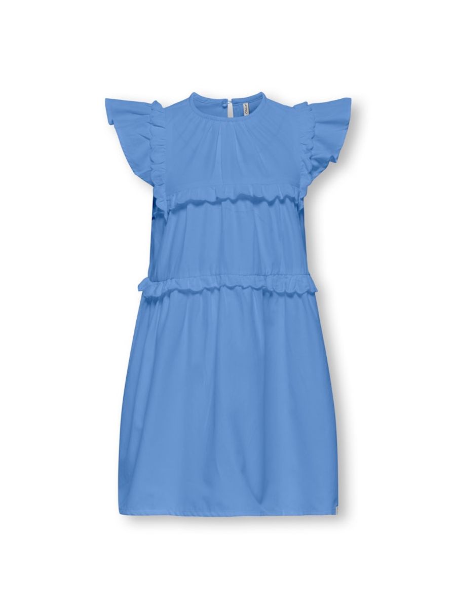 Only Kids Clare Kjole Volume Fit Cornflower Blue