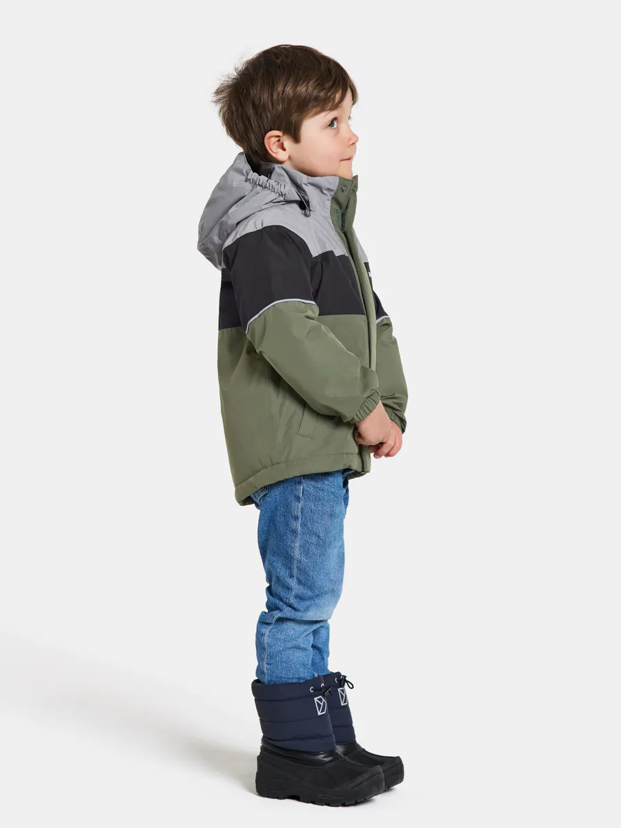 Didriksons Vinterjakke Lux Kids Deep Green