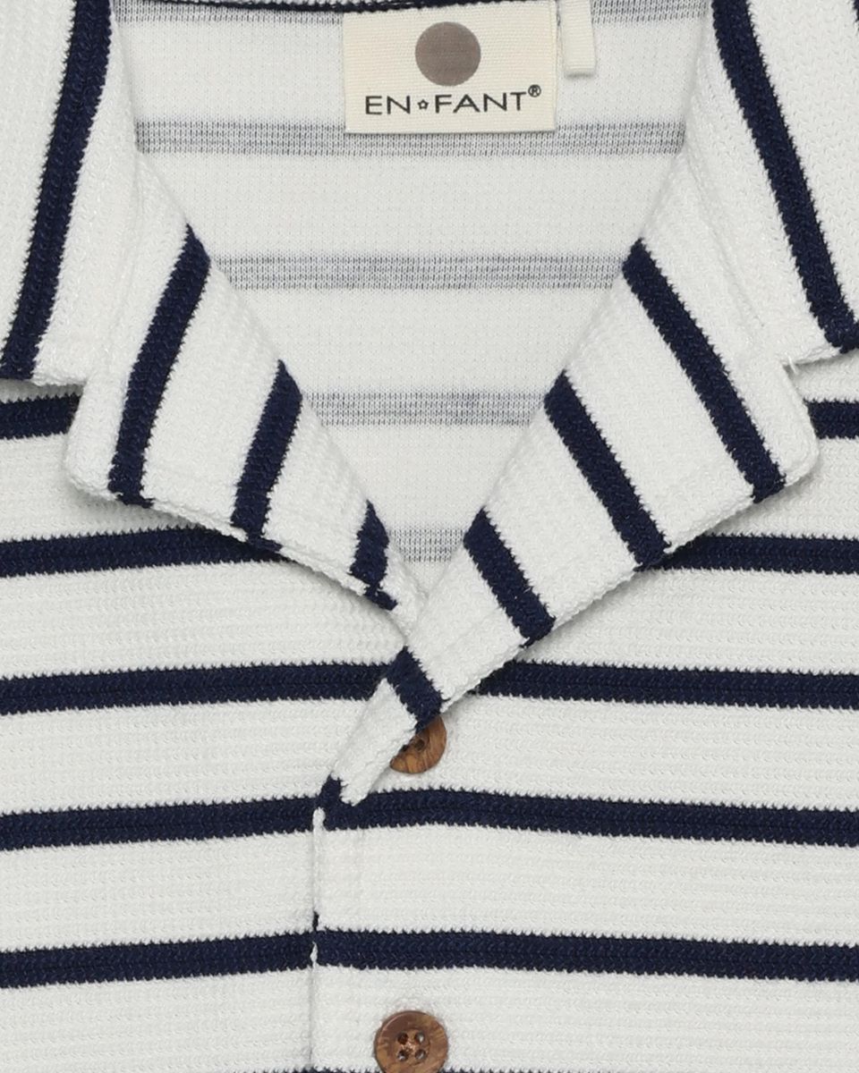 En Fant Genser Sweat Stripet Medieval Blue