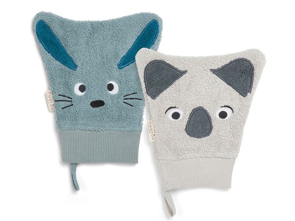 Nuuroo Agnes Ansiktklut 2-Pack Lead/Lunar Rock (19x24cm)