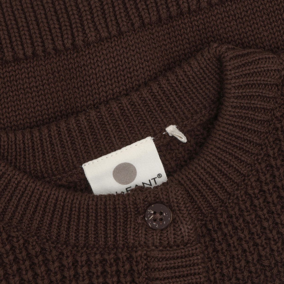 En Fant Strikket Cardigan Chestnut