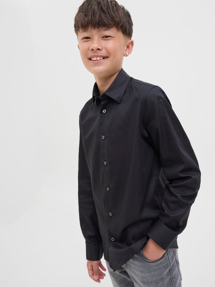 Jack & Jones Junior Skjorte Regular Fit Black