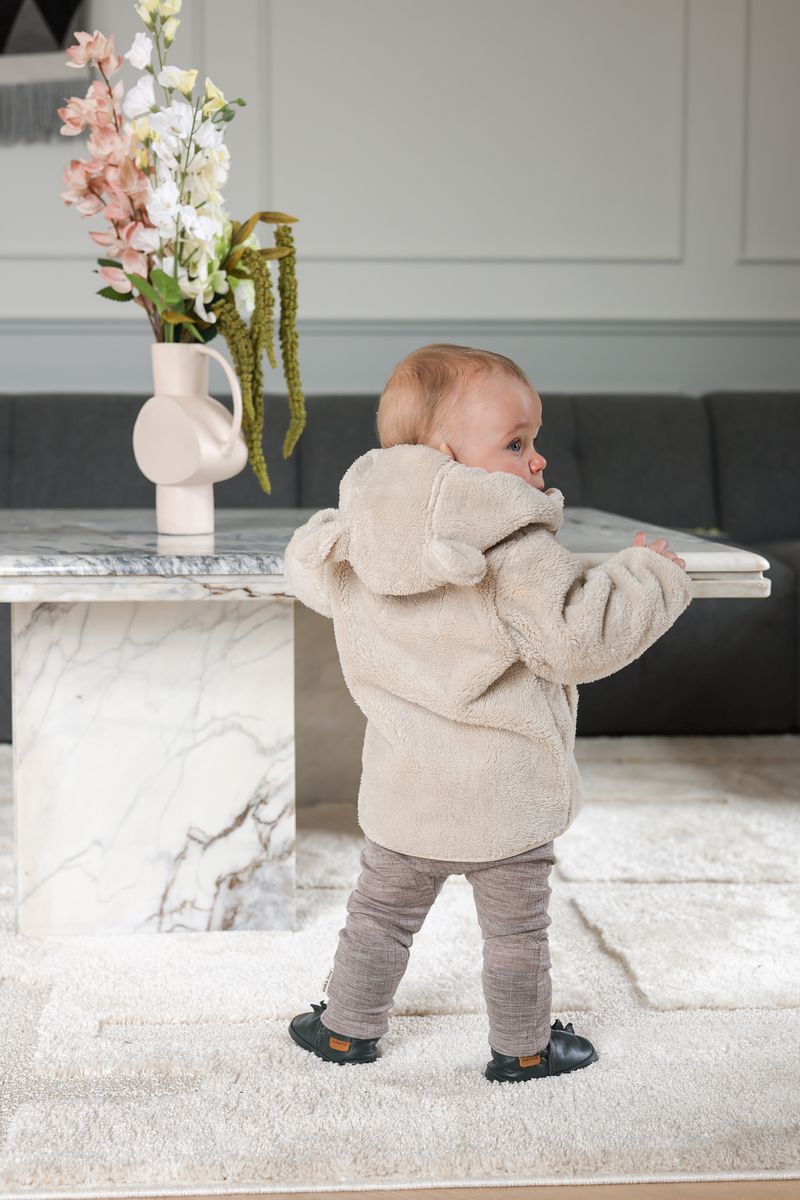 Mikk-Line Teddyjakke med ører Doeskin