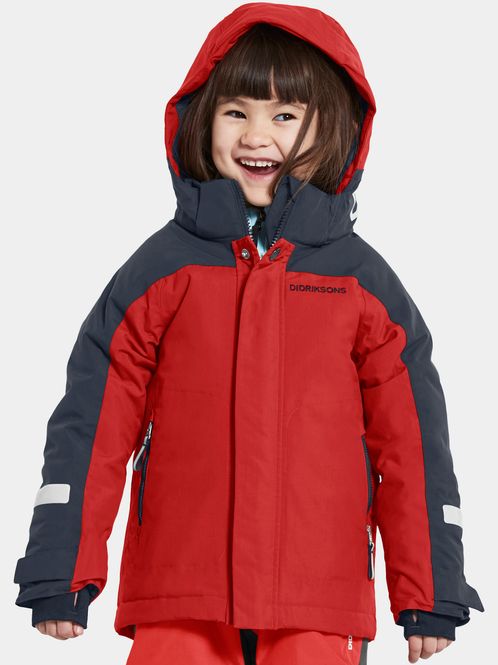 Hovedbilde Didriksons Neptun Kids Vinterjakke Race Red
